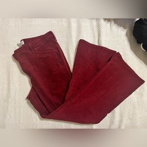 Time and Tru Women's High Rise Courdoroy Flare Jeans